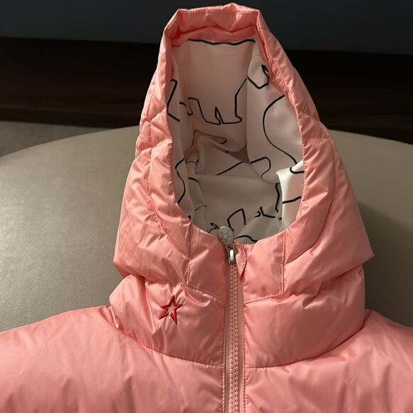 Perfect Moment Kids Super Mojo Pink Puffer Jacket with Hood. Size 14. - Picture 3 of 8